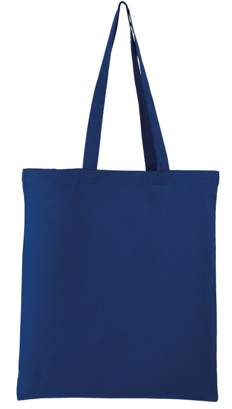 Sac publicitaire en coton 130g - Kanpur Bleu marine